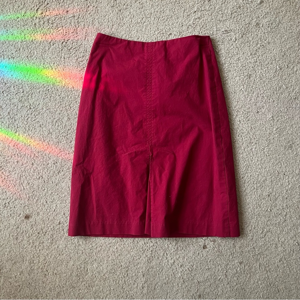 Red Pencil Skirt